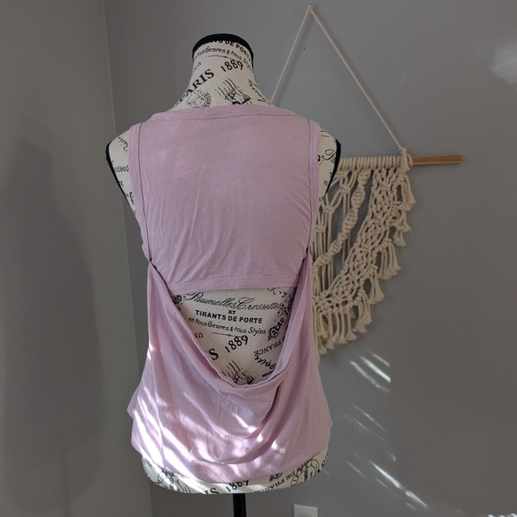 2/$20 Lululemon cotton blend open back top - Picture 7 of 7